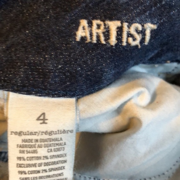 American Eagle Outfitters Dark Wash Jean Capris 4 - Picture 5 of 5